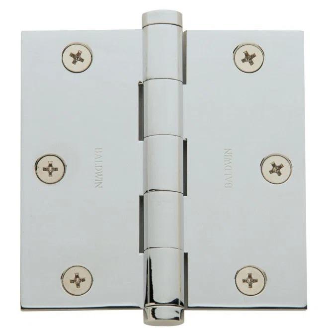 Baldwin 3.5" H × 3.5" W Butt/Ball Bearing Single Door Hinge