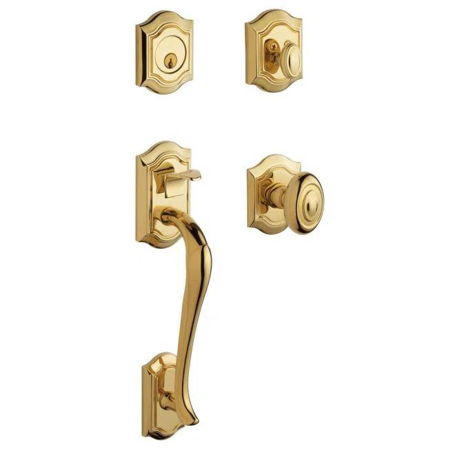 Baldwin Complete Inactive Bethpage Dummy Handleset with Knob and Rosette