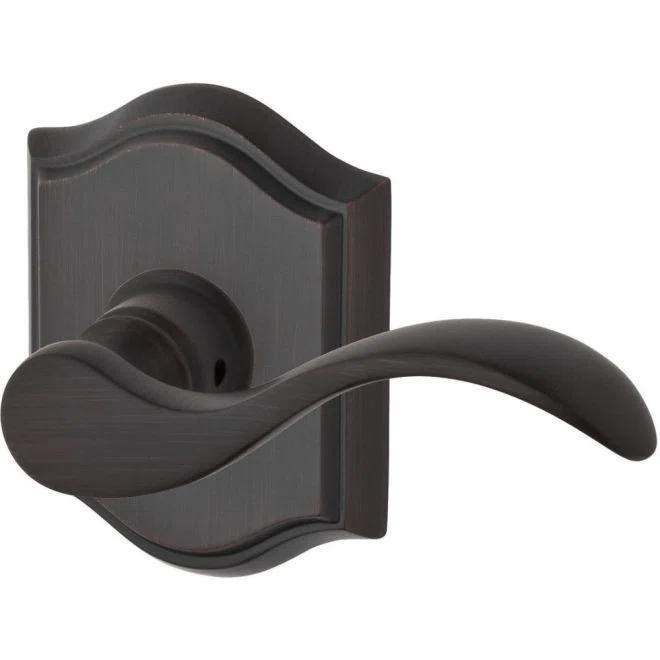 Curve Passage Door Lever with Traditional Arch Rose