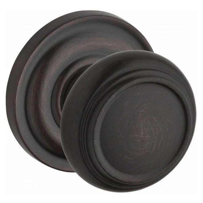 Traditional Single Dummy Door Knob with Traditional Round Rose
