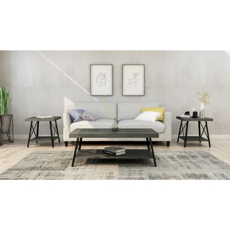 Laguna Solid Wood Top Coffee Table