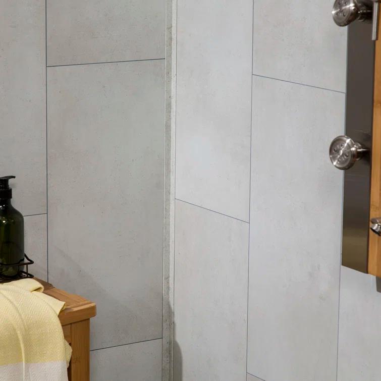 Palisade 23.2 in. x 11.1 in. Tile Shower and Tub Surround Kit