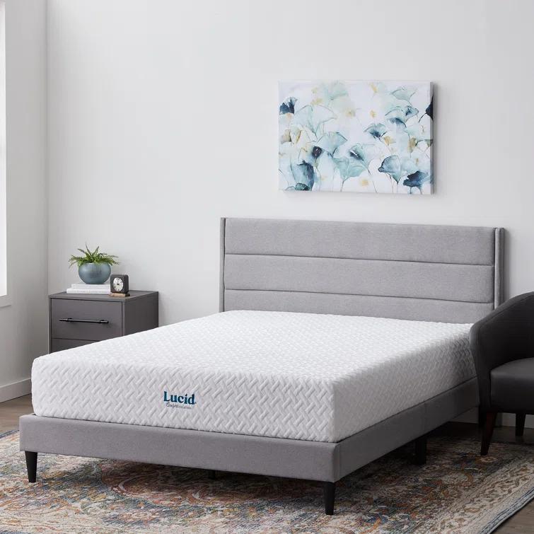 LUCID Medium Cooling Gel infused Memory Foam Mattress