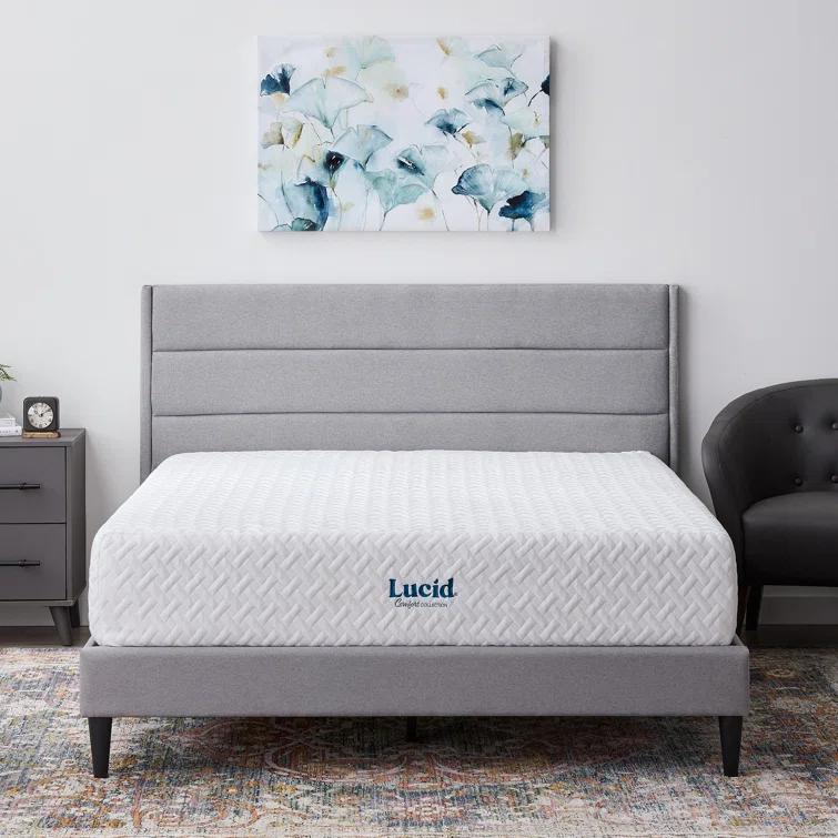 LUCID Medium Cooling Gel infused Memory Foam Mattress