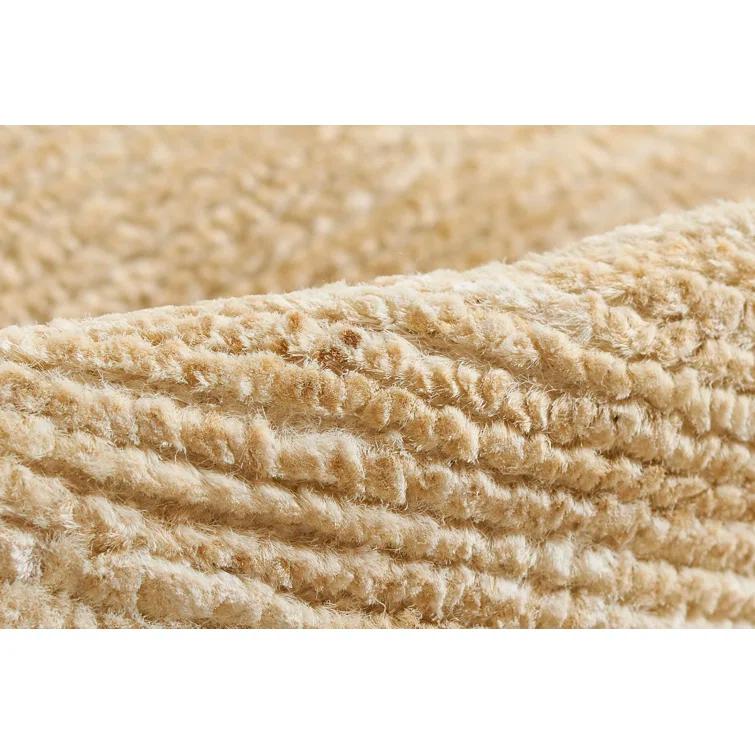 Momeni 9'x12' Organic Solid Handknotted Area Rug Natural: Jute & Cotton, Low Pile, Handmade, Indoor Rectangle Rug