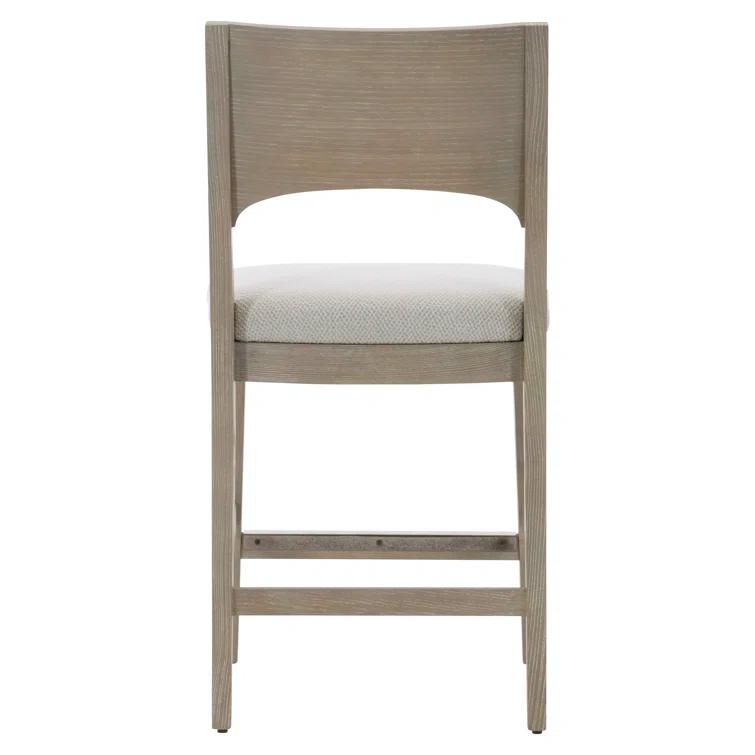 Bernhardt Solaria Upholstered Counter Stool with Solid Wood Frame