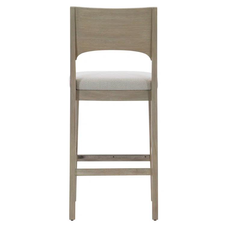 Bernhardt Solaria Upholstered Counter Stool with Solid Wood Frame