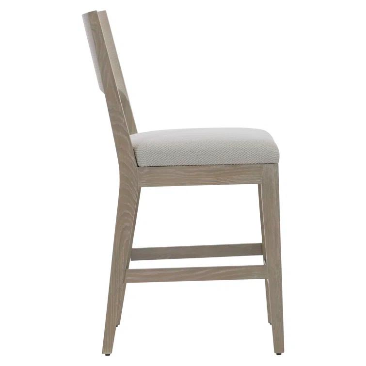 Bernhardt Solaria Upholstered Counter Stool with Solid Wood Frame