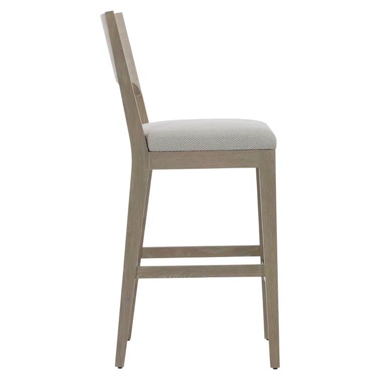 Bernhardt Solaria Upholstered Counter Stool with Solid Wood Frame