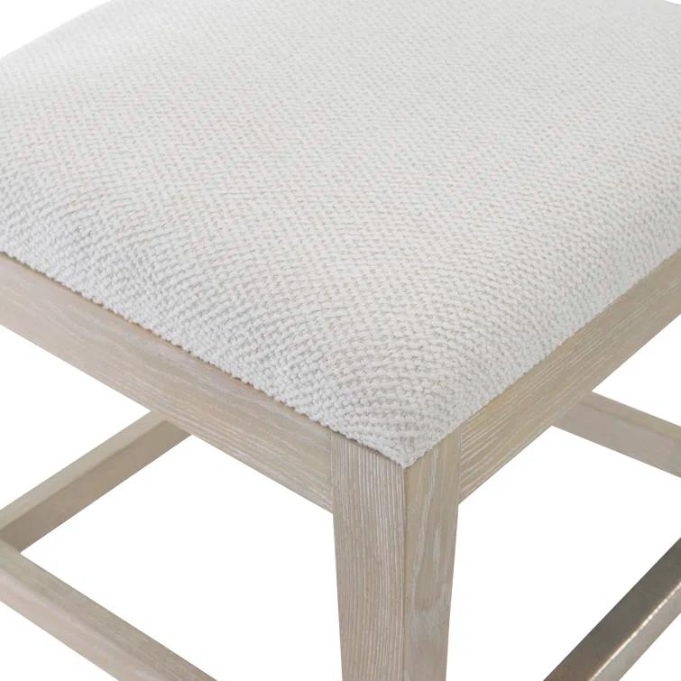 Bernhardt Solaria Upholstered Counter Stool with Solid Wood Frame