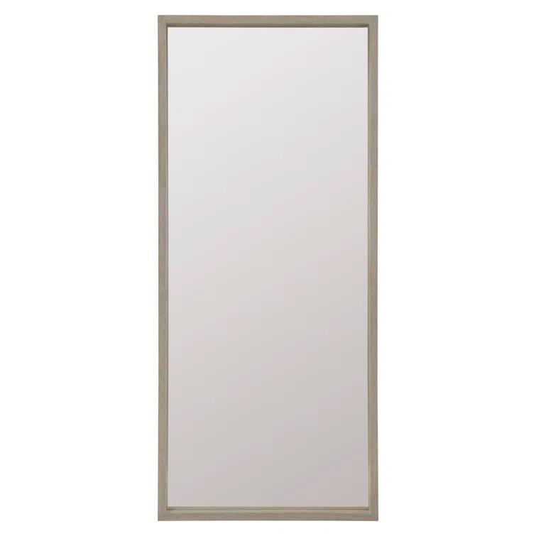 Solaria Wood Flat Wall Mirror