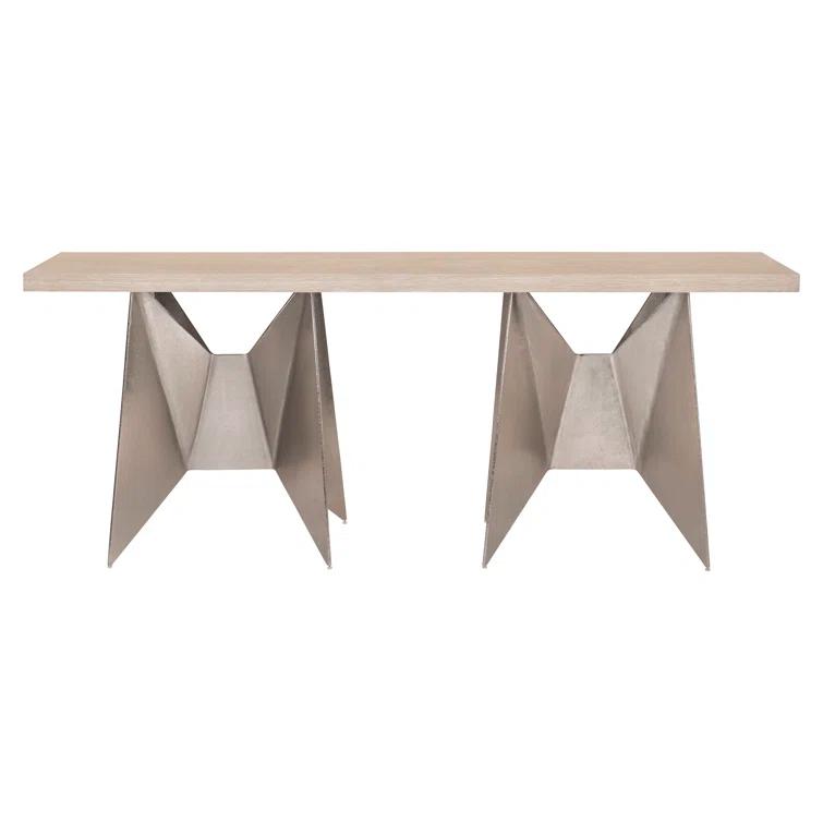 Solaria 72'' Solid Wood Top Console Table