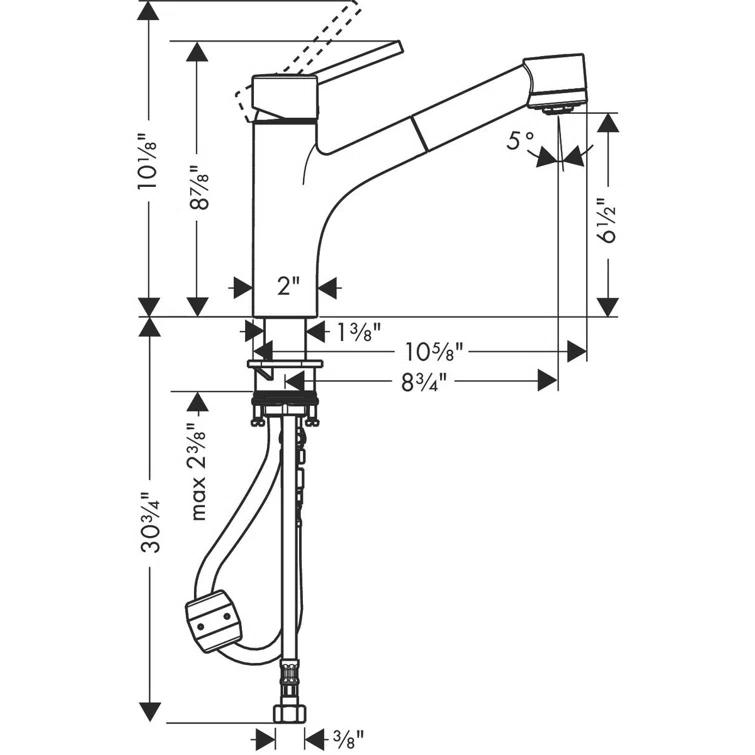 Talis S Pull Out Single Handle Kitchen Faucet
