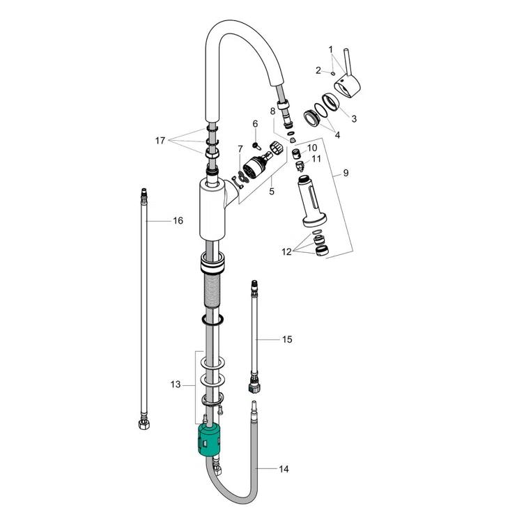 Talis S Pull Down Single Handle Kitchen Faucet
