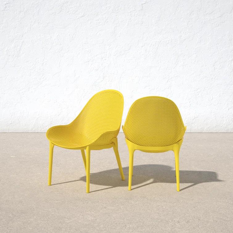 Farrah Outdoor Armless Lounge Chair