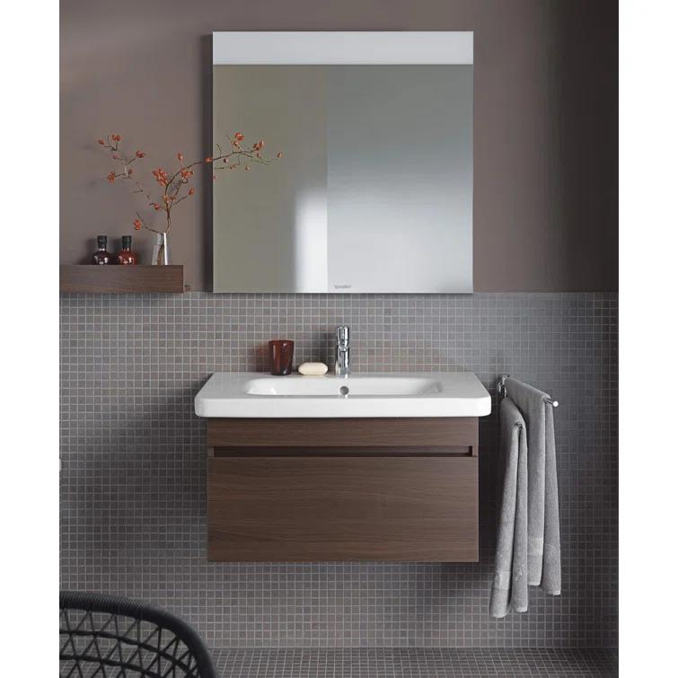 DuraStyle Ceramic 40" Wall Mount Bathroom Sink with Overflow