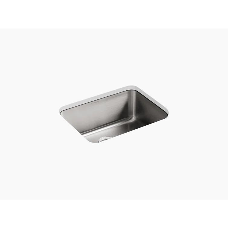 Undertone® 23" L x 17-1/2" W x 9-13/16" Medium Squared Under-Mount Single-Bowl Kitchen Sink