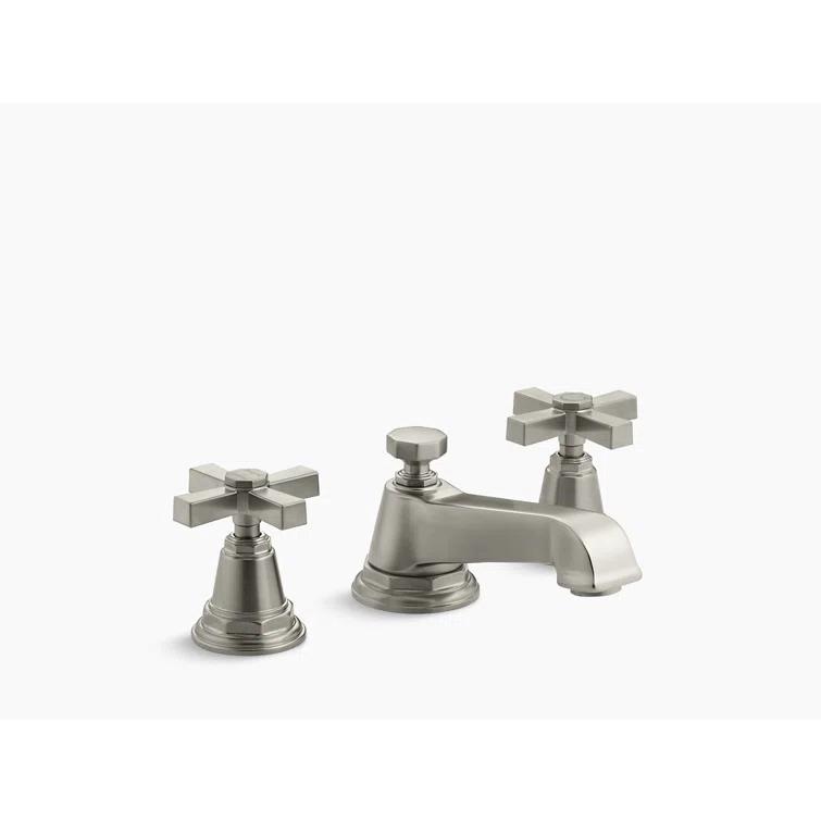 Pinstripe® Pure Widespread Bathroom Sink Faucet with Cross Handles