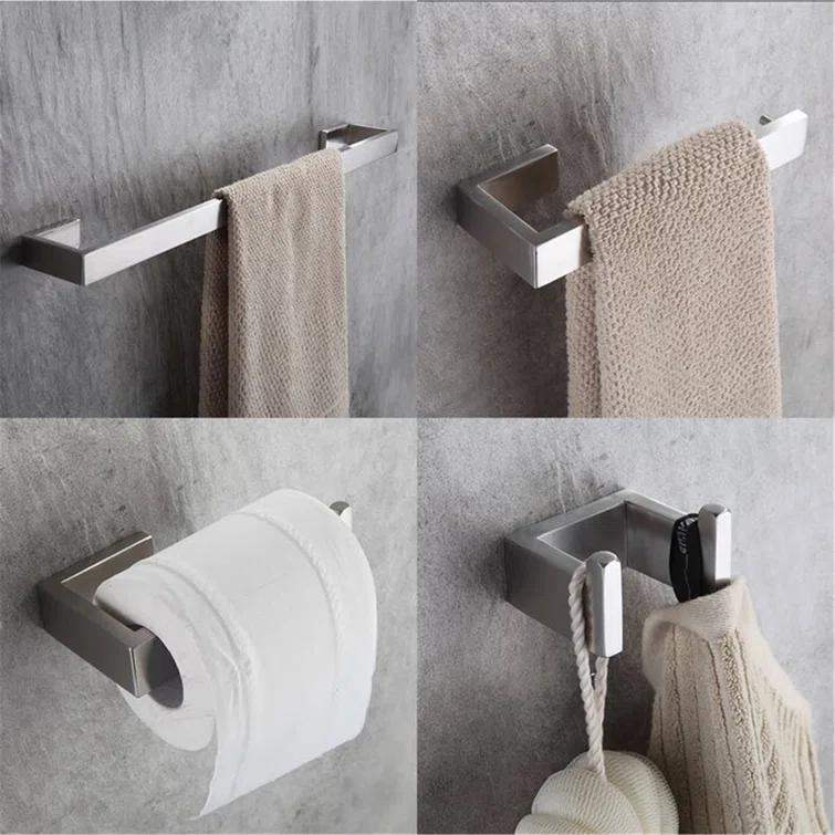 4 - Piece Bathroom Hardware Set