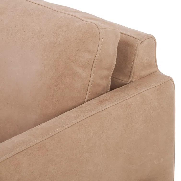 Viviana 84'' Genuine Leather Sofa