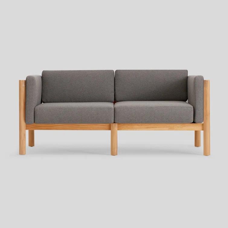 Haven Teak Outdoor Sofa with Sunbrella Cushions
