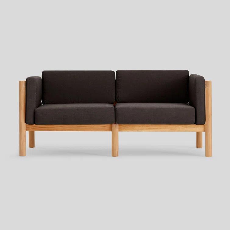 Haven Teak Outdoor Sofa with Sunbrella Cushions