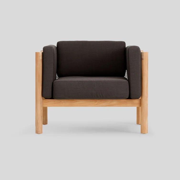 Haven Teak Outdoor Lounge Chair with Sunbrella® Cushion