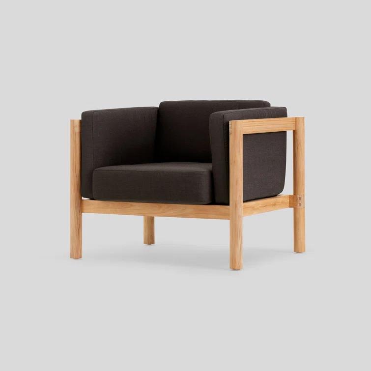 Haven Teak Outdoor Lounge Chair with Sunbrella® Cushion