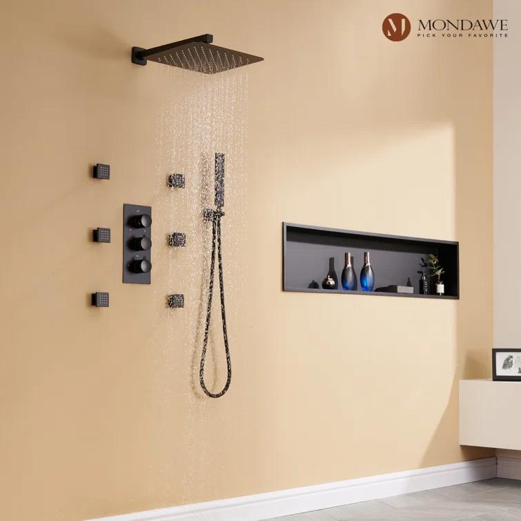 Herathena Complete Shower System with Rough in-Valve