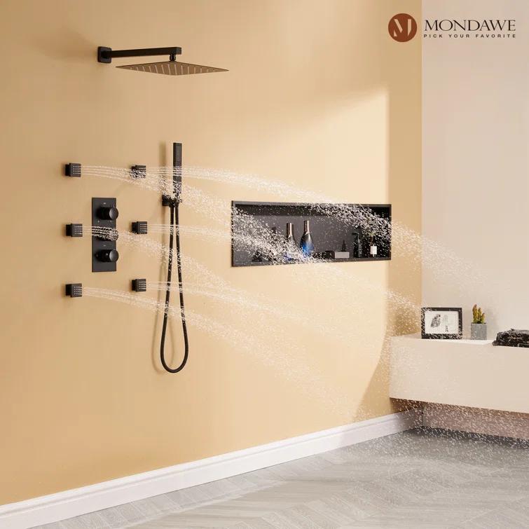 Herathena Complete Shower System with Rough in-Valve