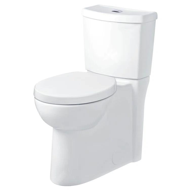 American Standard 2795204.020 American Standard Studio 1.6 Gallons GPF Round Comfort Height Floor Mounted Kit (Seat Included)