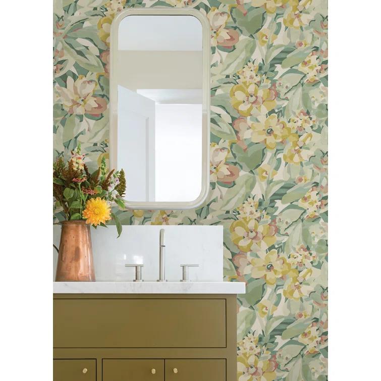 Belles Fleurs Peel & Stick Floral Roll