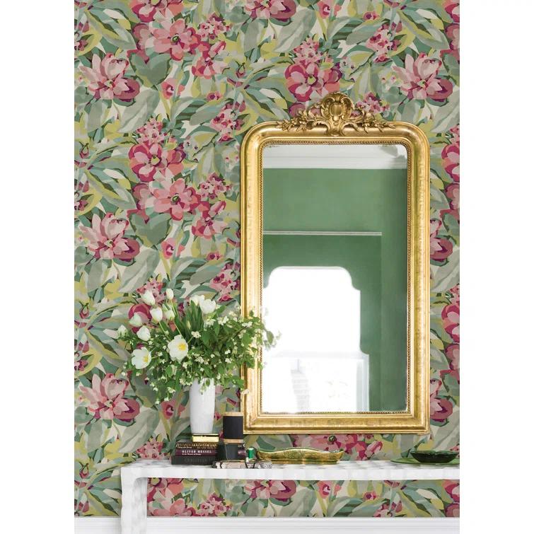 Belles Fleurs Peel & Stick Floral Roll