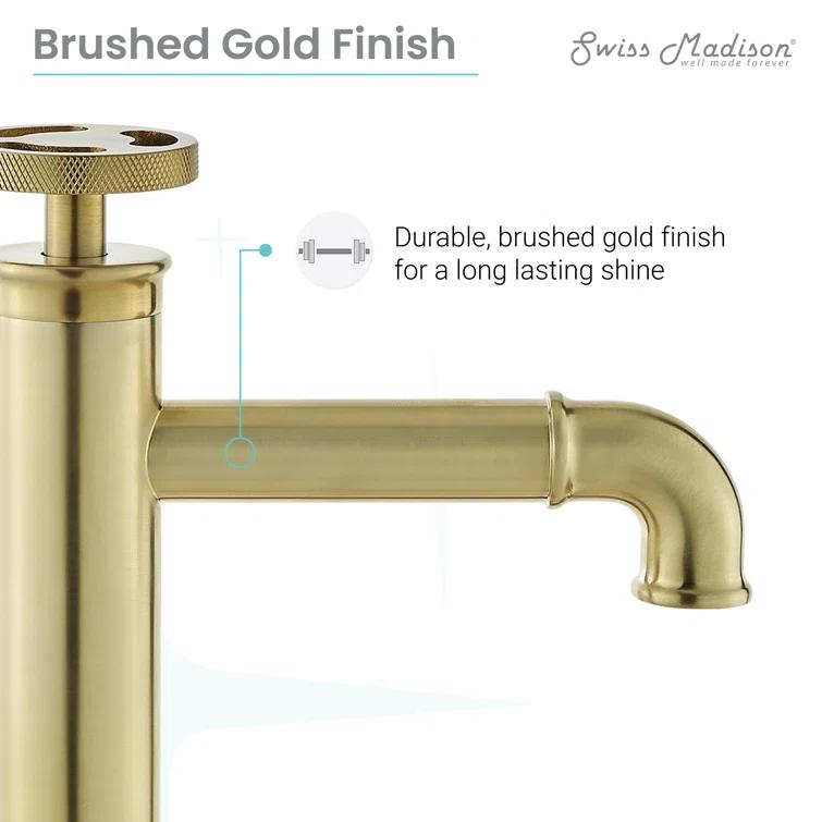 Avallon Single Hole, Single-Handle Wheel, Bathroom Faucet