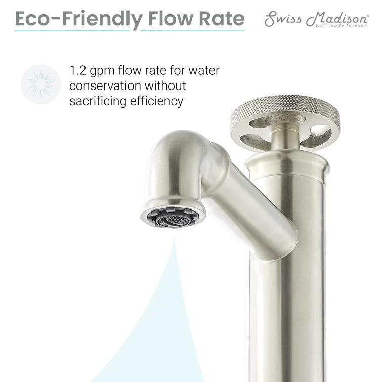 Avallon Single Hole, Single-Handle Wheel, Bathroom Faucet