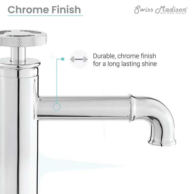 Avallon Single Hole, Single-Handle Wheel, Bathroom Faucet