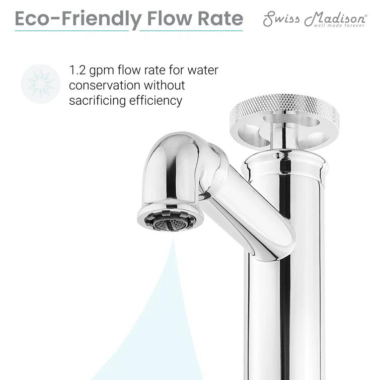 Avallon Single Hole, Single-Handle Wheel, Bathroom Faucet