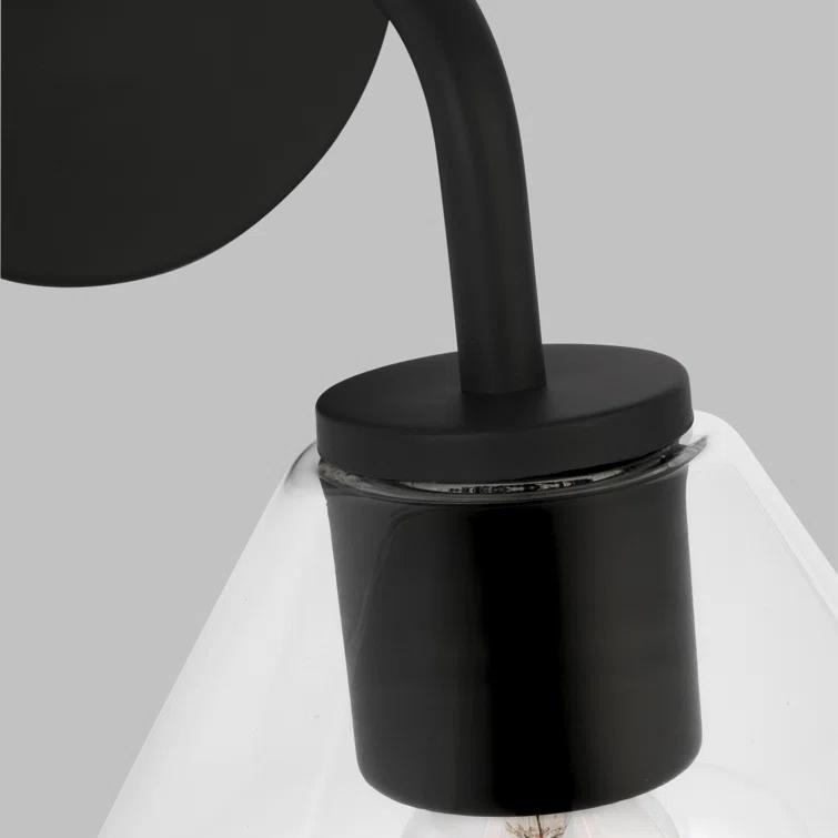 Generation Lighting Jett 6-in 1-Light Matte Black Transitional Vanity Light