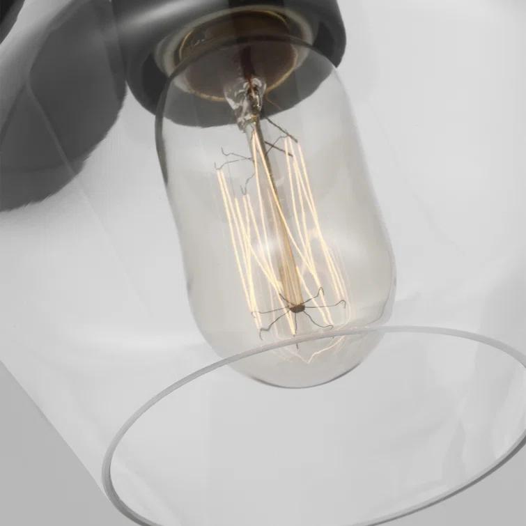 Generation Lighting Jett 6-in 1-Light Matte Black Transitional Vanity Light