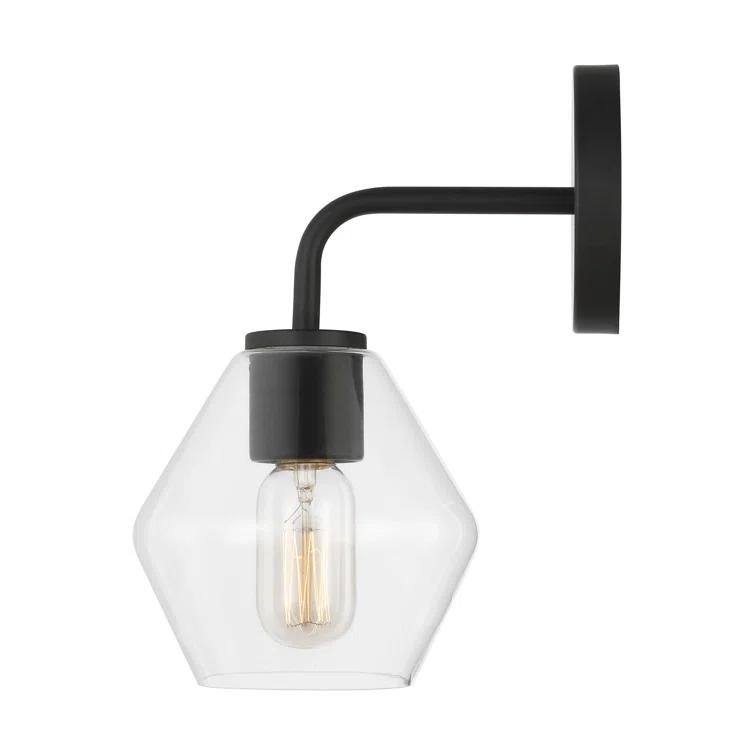 Generation Lighting Jett 6-in 1-Light Matte Black Transitional Vanity Light