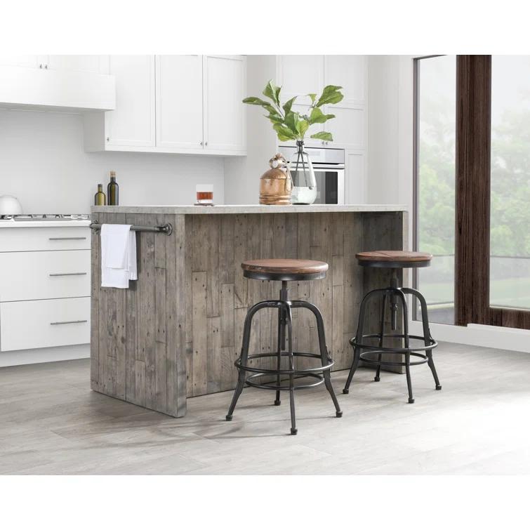 Kosas Home Piper Adjustable Counter Stool Black