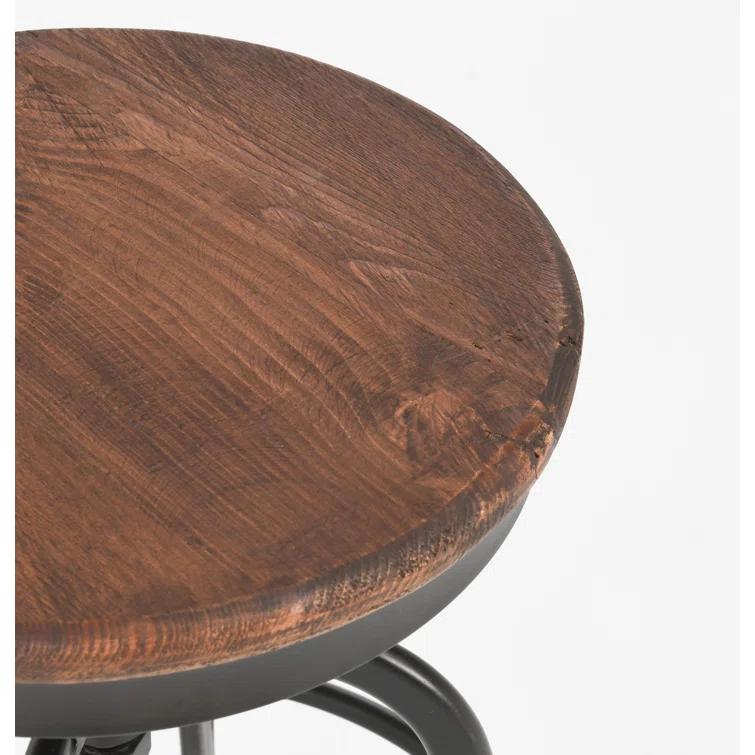 Kosas Home Piper Adjustable Counter Stool Black