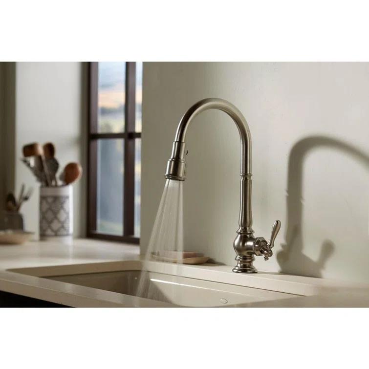 Artifacts® Pull Down Single Handle Kitchen Faucet