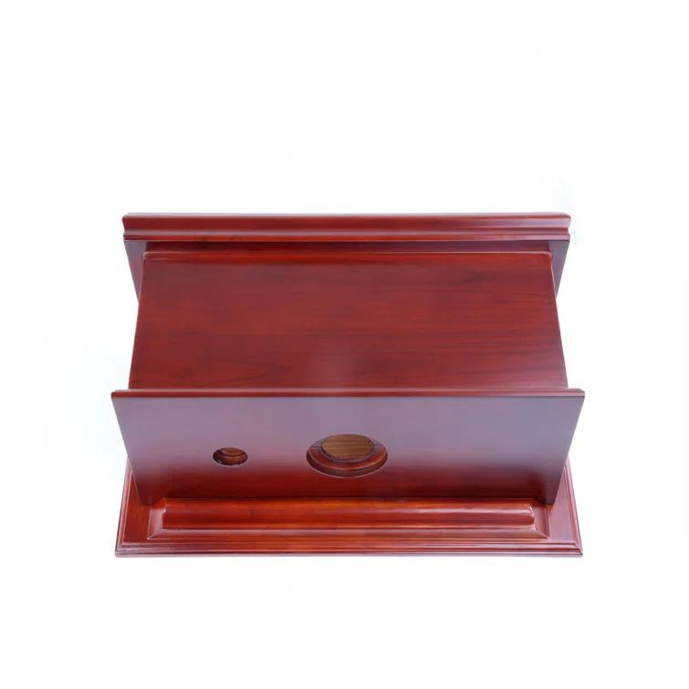 The Renovators Supply High Tank Pull Chain Toilet Conversion Kit Cherry Wooden (Seat Not Included)