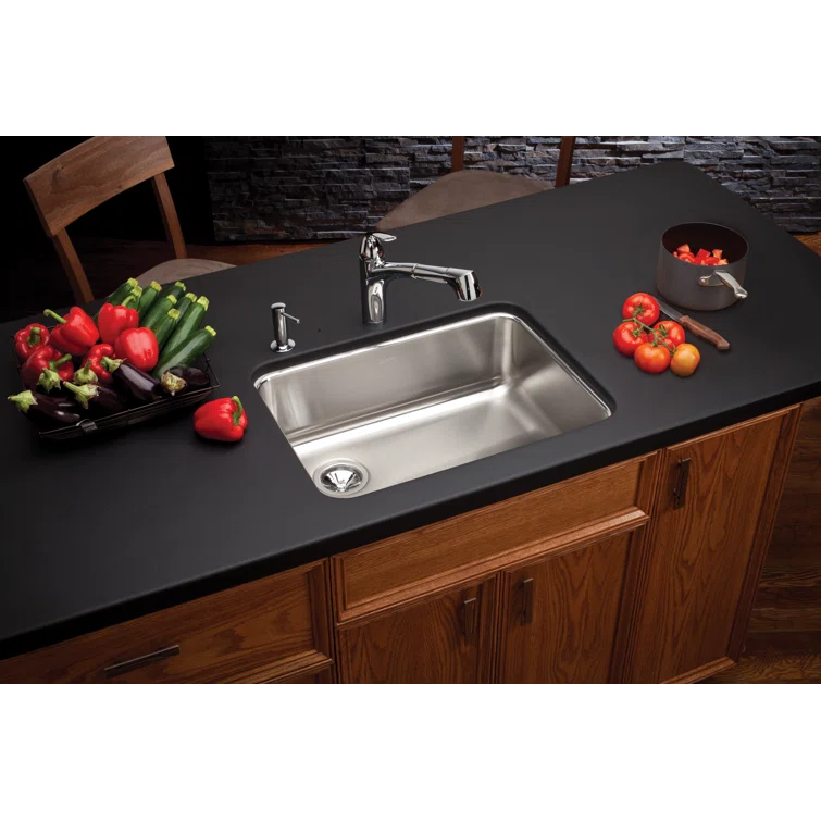 Lustertone 26" L x 19" W Undermount Kitchen Sink