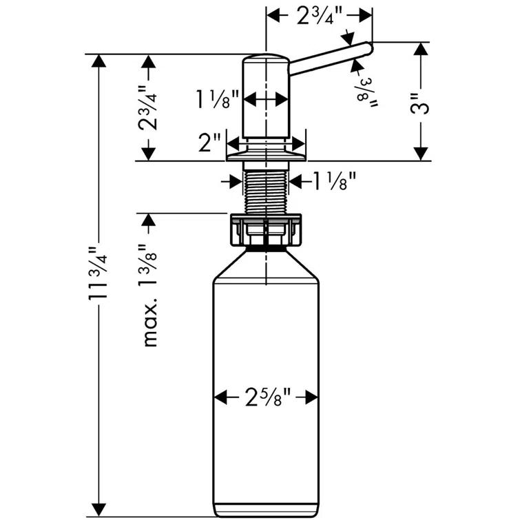 E&S HG Soap Dispenser