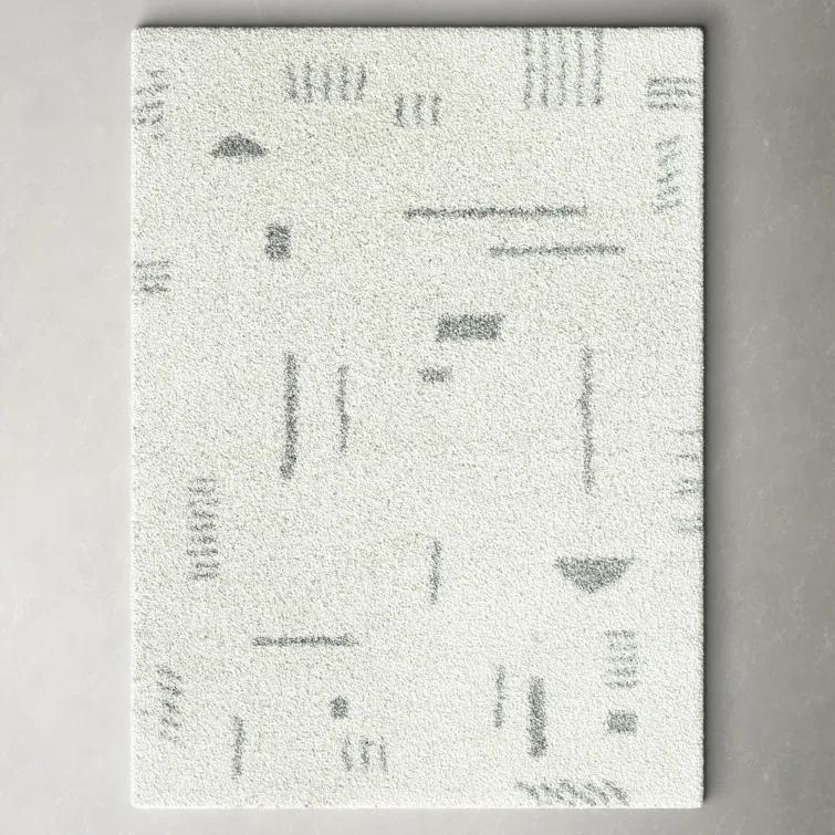 Morin Geometric Shag Area Rug
