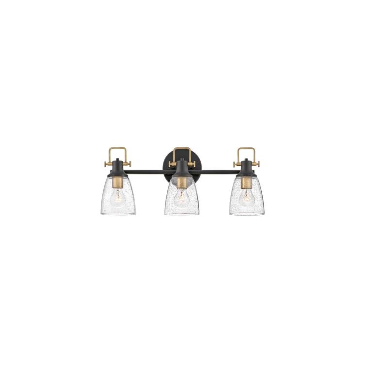 Easton 3-Light Dimmable Black Vanity light