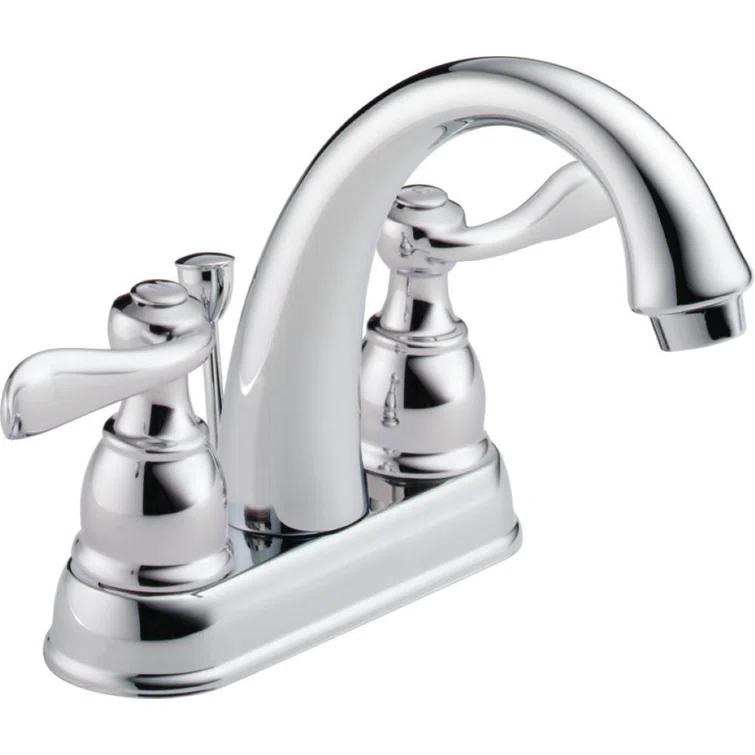 Windemere Centerset Bathroom Faucet with Drain Assembly, 2-handle Bathroom Sink Faucet