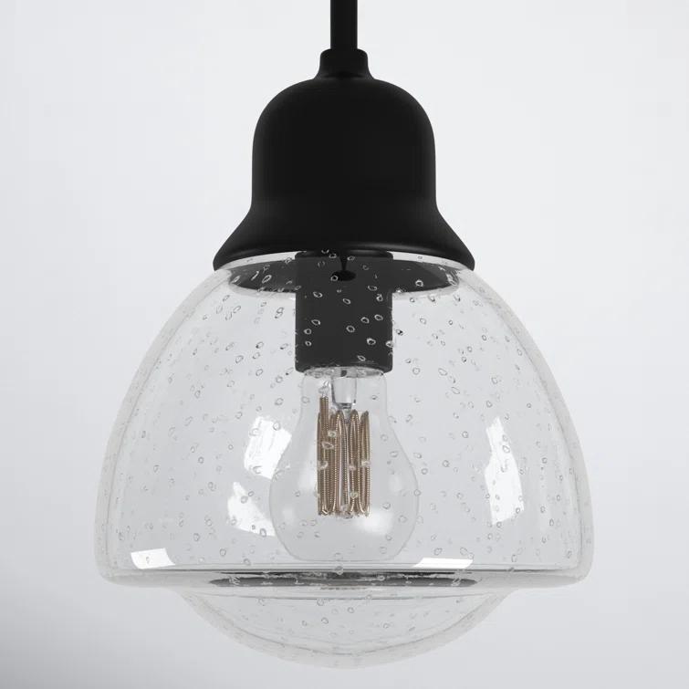 Katarina Single Light Glass Dimmable Pendant